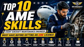 Top 10 Skills Every Aircraft Maintenance Engineer Must Have Before Getting an AME Licence