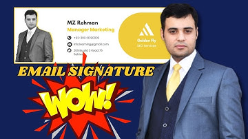 Generate an email signature using Canva featuring multiple clickable links and social media icons