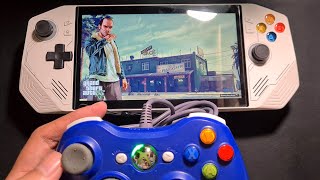 How to Connect a Blue Xbox 360 Controller to a Handheld PC | GTA V Enhanced Test 2026