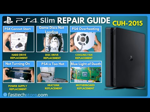 PS4 Slim CUH 2015 Disassembly And Repair Guide 
