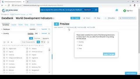 how to extract data from world development indicator-urdu/hindi