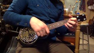 1930s Dobro spider-bridge resonator ukulele