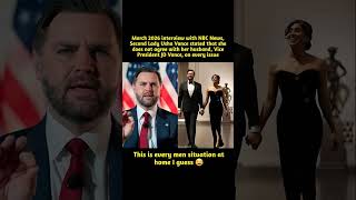 During a March 2026 interview, Second Lady Usha Vance openly shared that she doesn’t agree
