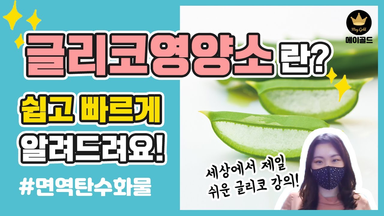 귀에 쏙쏙 들어오는 글리코영양소!⭐ (a.k.a. 면역 탄수화물, 글리칸Glycan🌿) with 앰브로토스