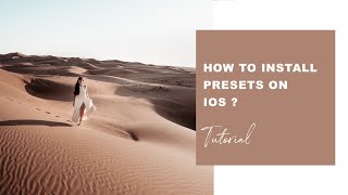 HOW TO INSTALL LIGHTROOM PRESETS LIKE A BOSS - IOS screenshot 5