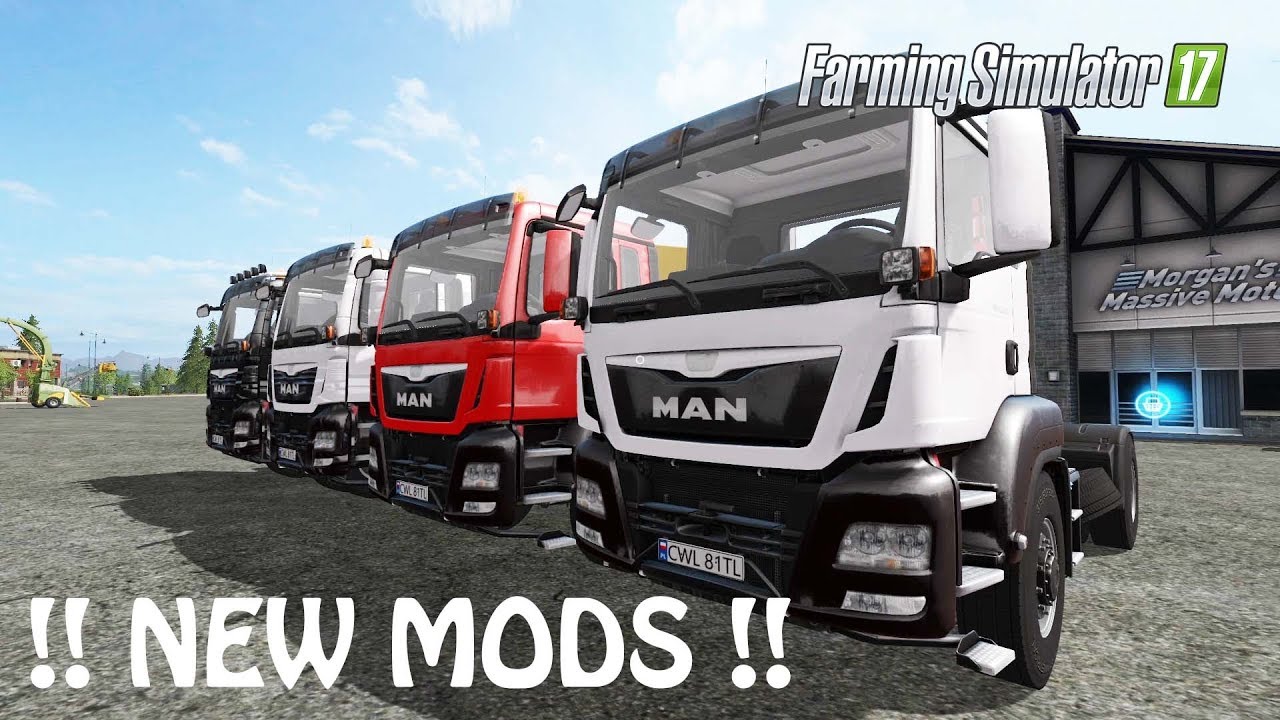 NEW MAN TRUCK MODS in Farming Simulator 2017 | MORE TRUCKS WITH MORE POWER | PS4 | Xbox One -