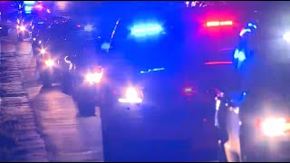 Procession for Community Parole Officer killed in line of duty in Colorado Springs