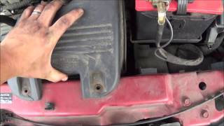 How to access and change a Caravan Air filter