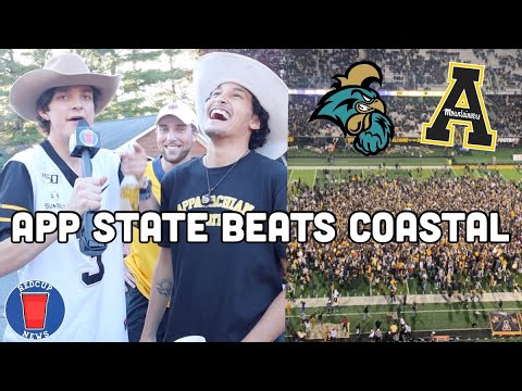 Appalachian State Tailgate Interviews - DOWN GOES NO. 14 COASTAL