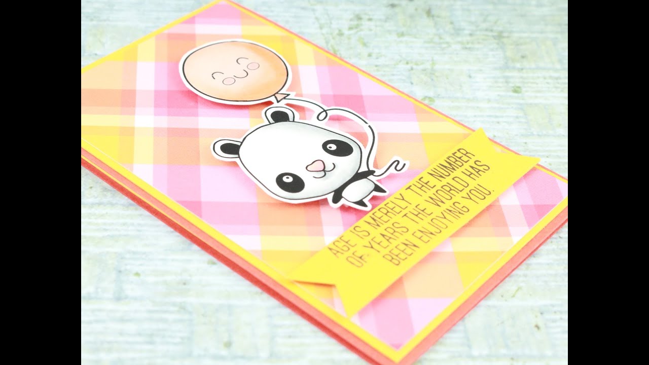 Matching Cardstock to Pattern Paper | Birthday Series #6