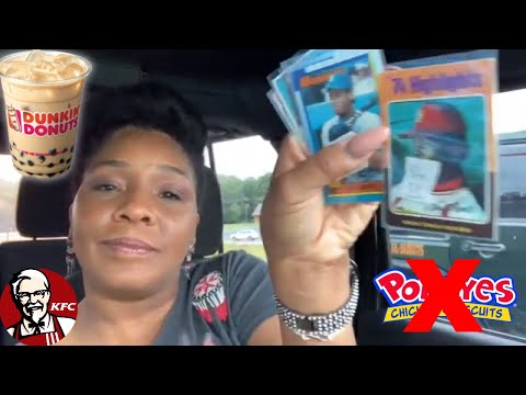 Antique Store Vlog for Baseball Trading Cards(+Popeyes Attempt 2😡)