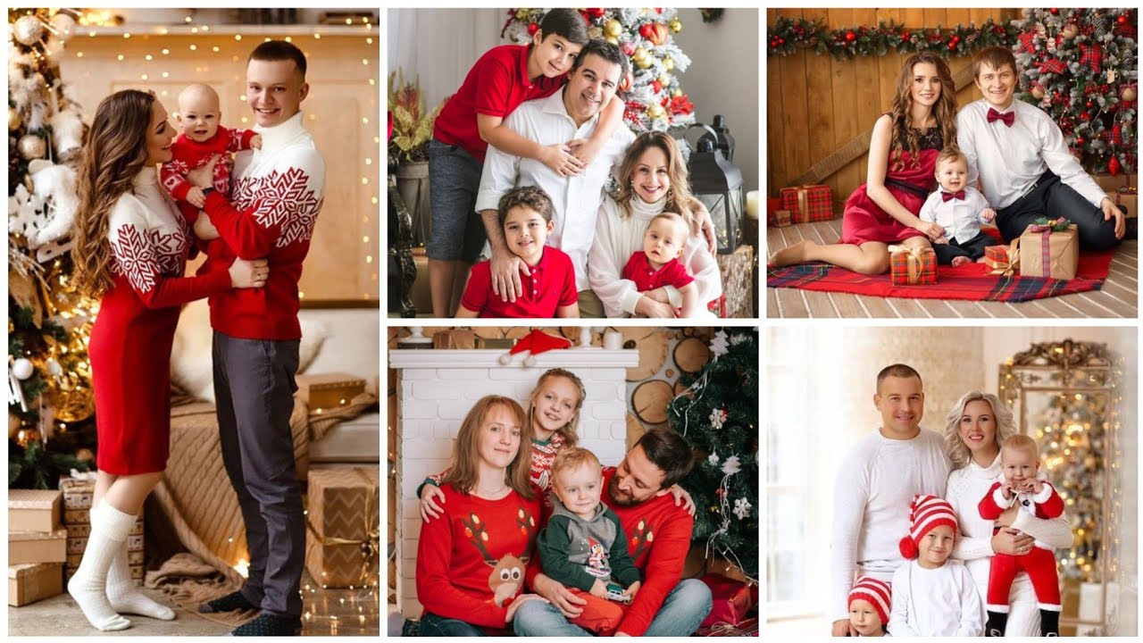 35+ Best Christmas Family Photoshoot Ideas 2023 ||  Family christmas photoshoot 2023