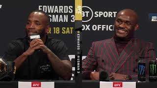 【UFC286 press conference】Leon Edwards   Collection