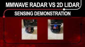 TI mmWave radar vs LiDAR demonstration