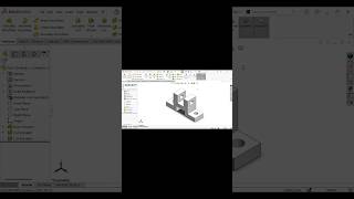 SolidWorks Drawing Tutorial for Mechanical Engineering | 3D Model Step by Step #shorts