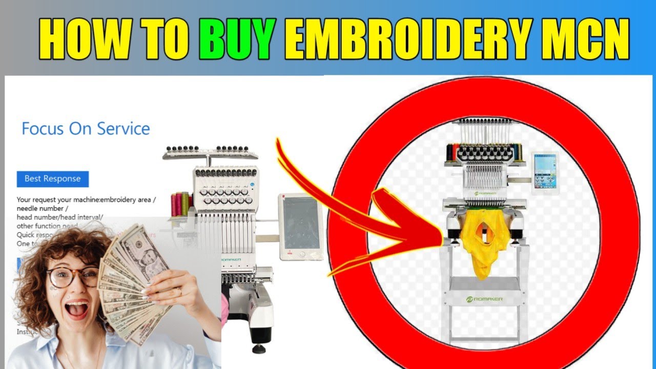 How To BUY EMBROIDERY Machine Embroidery Machine Kaise kharide