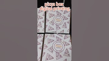 Pizza box digital printing! Best singlepass printer for packaging printing business! #printing