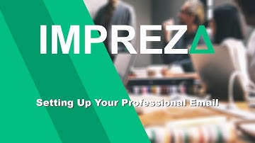 Setting Up Your Professional Email on Impreza Host