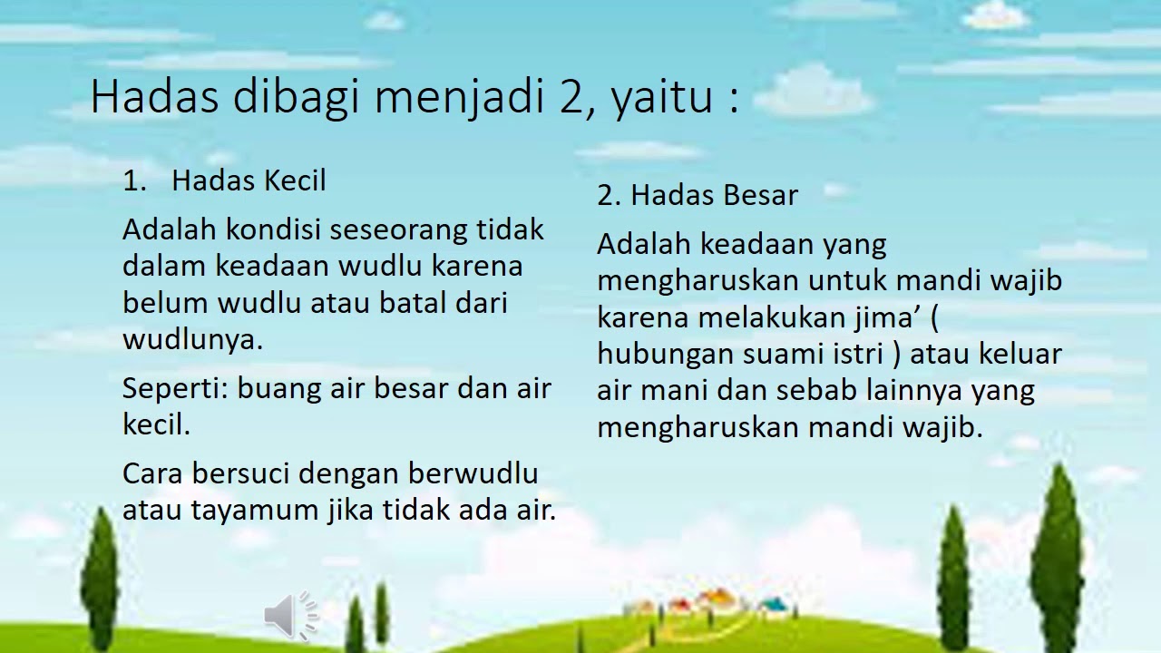 Bersuci Dari Hadas Besar Kelas 6 Youtube