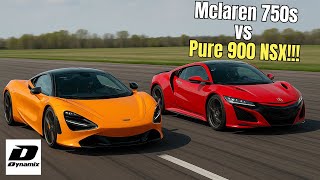 Can a NSX With Pure 900 Turbos Beat a Mclaren 750s
