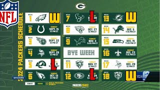 The Packers Schedule.. Is Insane.. Full Breakdown/Predictions