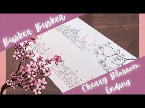 [Handwritten Lyrics 가사쓰기] - Cherry Blossom Ending 벚꽃 엔딩  - Busker Busker 버스커 버스커 (韓中歌詞)