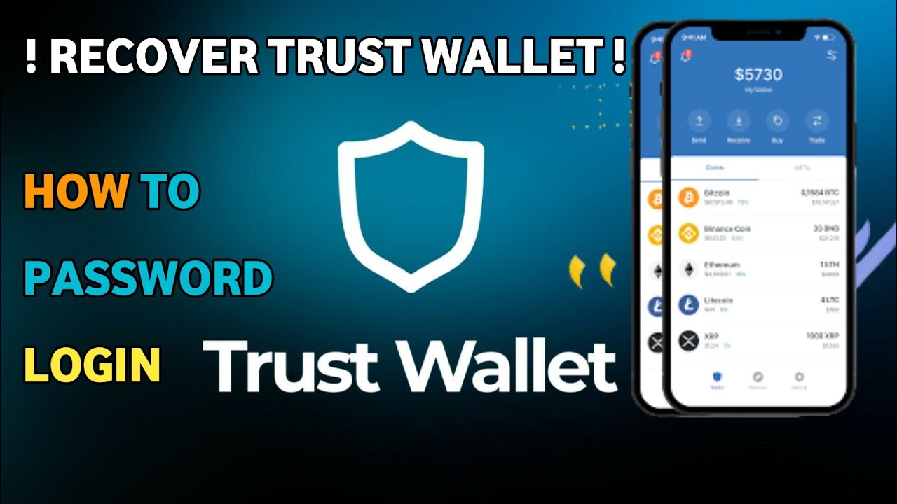 How to Recover Trust wallet 🚀🚀 Password login kaise kare apne trust ...