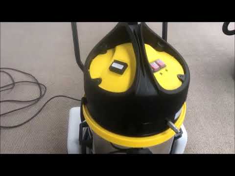Máquina para lavar alfombras, Tapicerias y vestiduras de auto, equipo de  inyección y succión. - YouTube