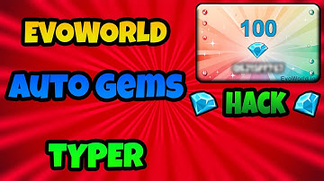💎 EvoWorld AUTO CODE Typing Hack! (Free Gems)