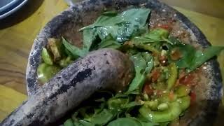 Sambal Tomat Hijau atau Sambal Cibiuk  Garut Enak juga top Pedasnya