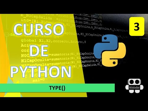 3. CURSO PYTHON - TIPOS BÁSICOS - FUNCIÓN TYPE()