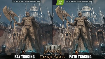 Doom The Dark Ages, Path Tracing versus Ray Tracing, DLSS 4K