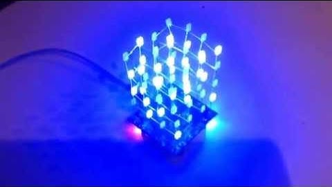 Led Cube 4X4X4 de Daniel