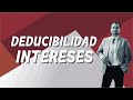 Límitante en deducibilidad de intereses