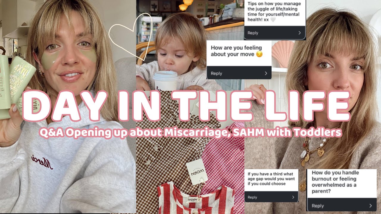 Видеоблогер из Австралии: День в жизни SAHM, Вопросы и ответы, жизнь после потери, H&M + Sephora ...