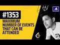 Maximum number of events that can be attended  leetcode  1353