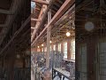 Vintage Belt and Line Shaft System Greenfield Village #vintage #mechanical #machine #machinery