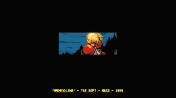 [MSX2] - "Undeadline" - Intro