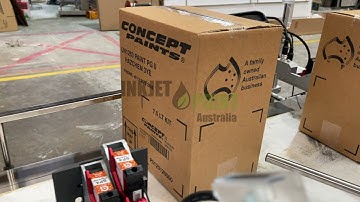 ANSER X1 Front and Side Coding Carton Taper Packing System