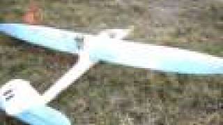 Easystar with ailerons, brushless motor, and lights