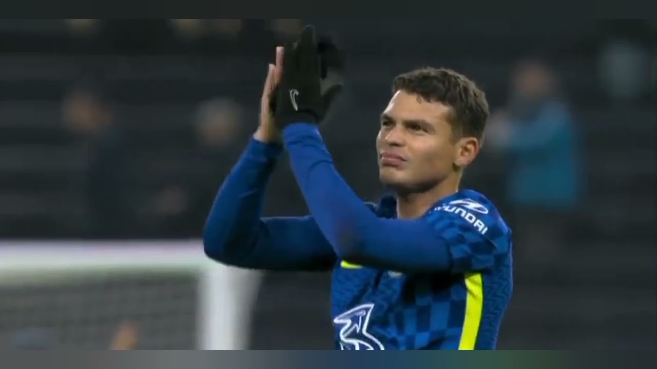 Chelsea fans singing the name of Thiago Silva at Spurs "Oh Thiago Silva"