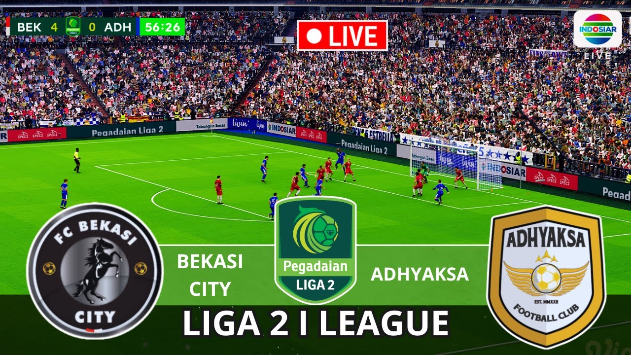 BEKASI CITY vs ADHYAKSA FC | PENGADAIAN LIGA 2 I LEAGUE 2025/2026 | Virtual Match