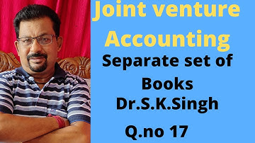 Joint venture Accounting Q.no 17 from Dr.S.K.Singh||Rajusengupta Classes||