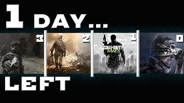 1 Day Left - Countdown To - Call of Duty: Ghosts! (MW3 w/ AllTime)