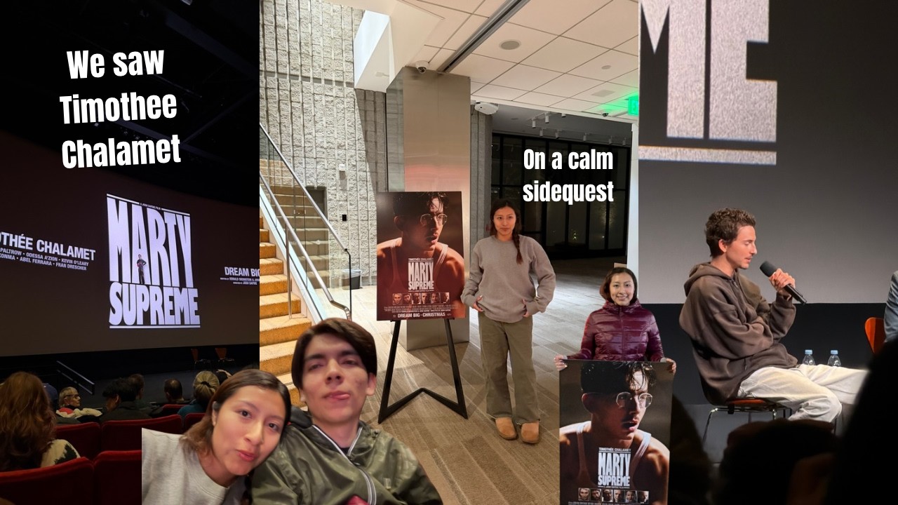 Going to a Marty Supreme Screening