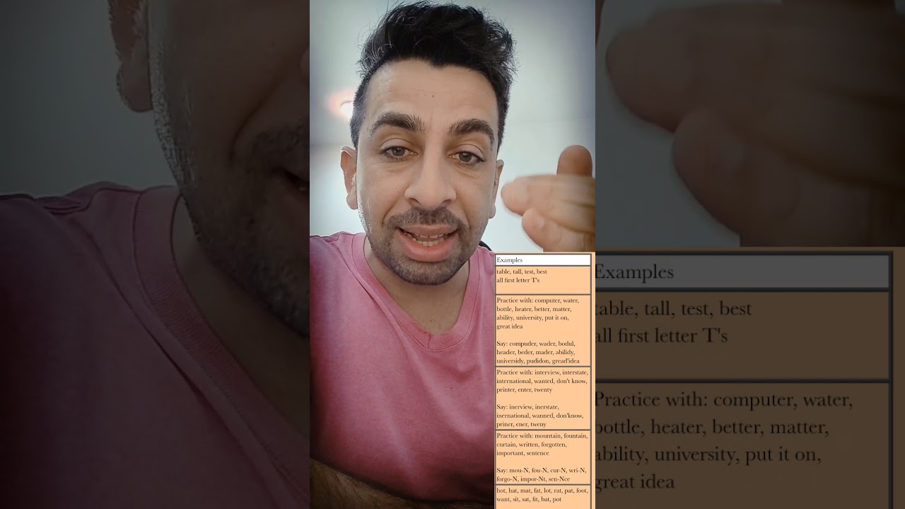 Flap T كيف تتعلم لفظ هذا الصوت