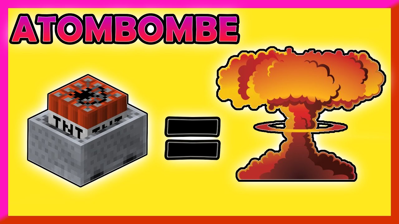 Die EINFACHSTE ATOMBOMBE [Minecraft - Sekunden Tutorial][#1]