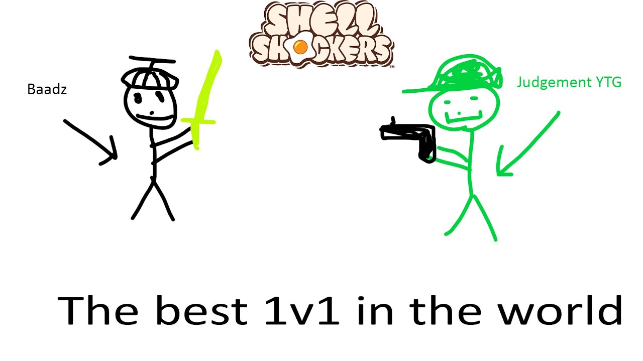 I 1v1 Judgement YTG in Shell Shockers (Crackshot)
