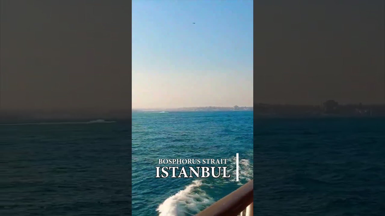 Istanbul Bosphorus strait day View - Bosphorus Ferry Istanbul Turkey