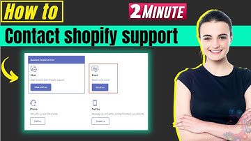 How to contact shopify support 2025 | Shopify email + Phone